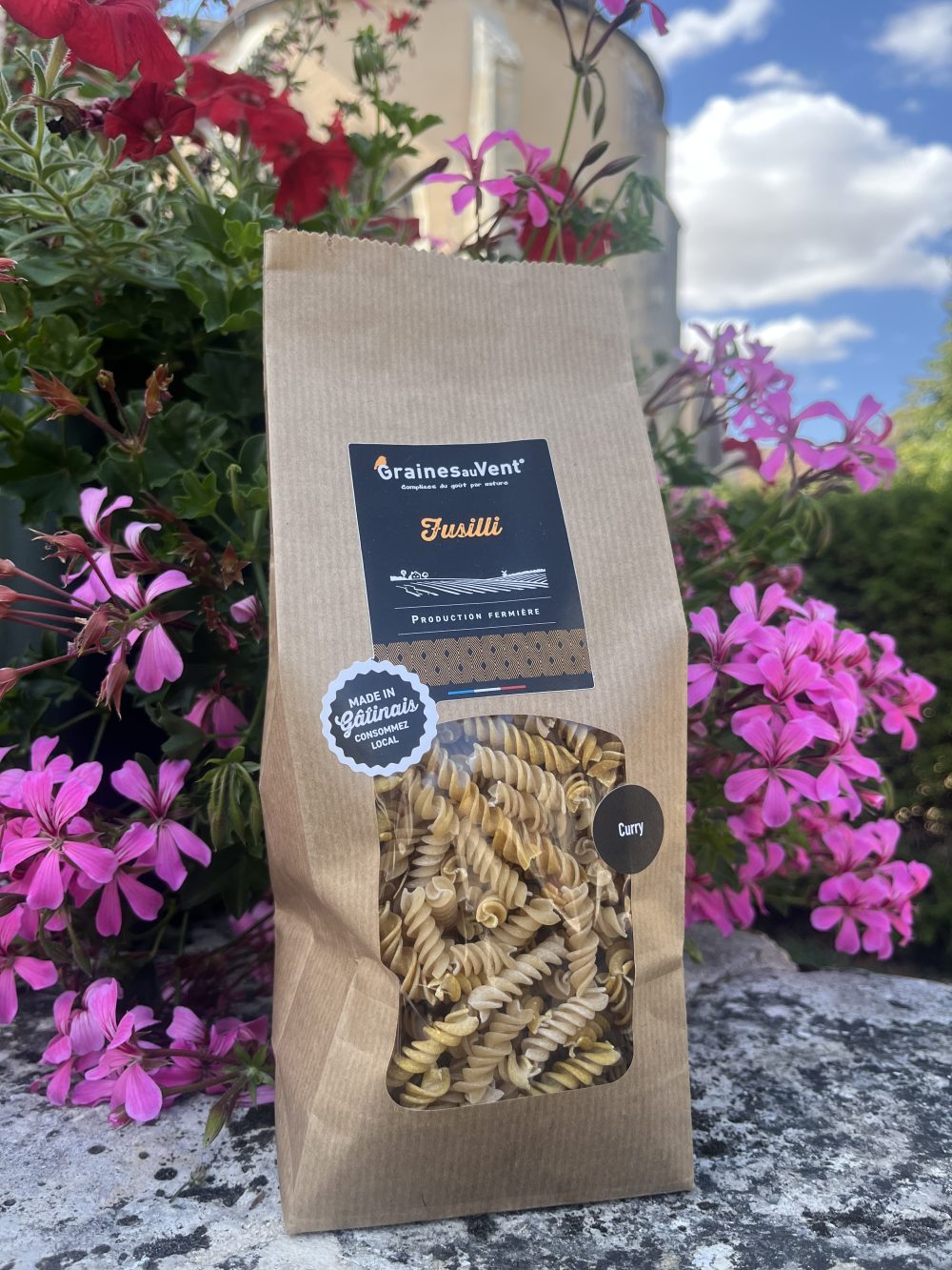 Fusilli curry / nature